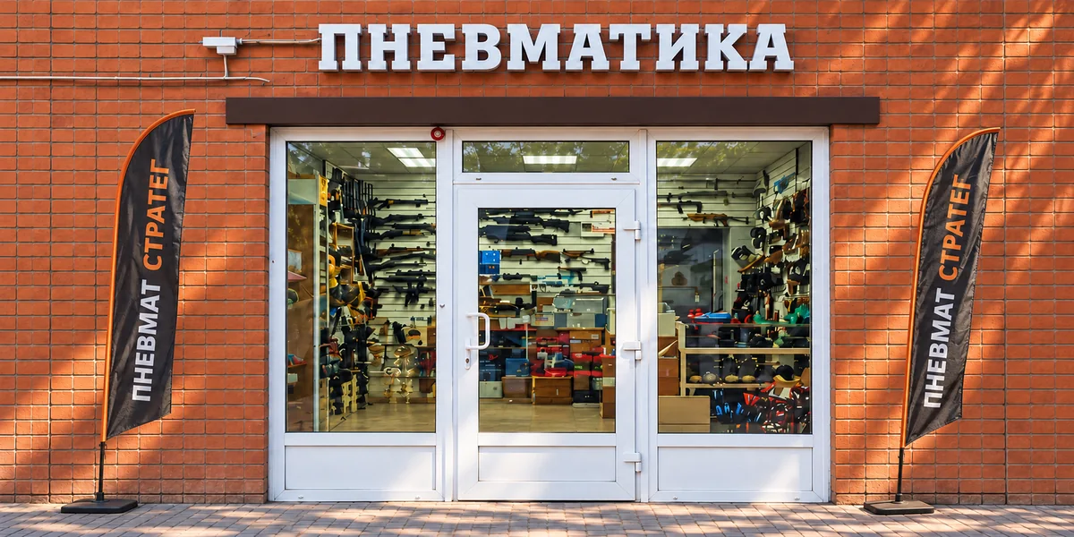 Обложка по фото входа в магазин Пневматика: Ростов-на-Дону, ул. Ерёменко, 75