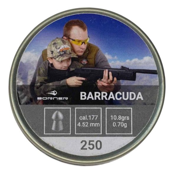 Пули Borner Barracuda 4,5 мм, 0,70 г (250 штук)
