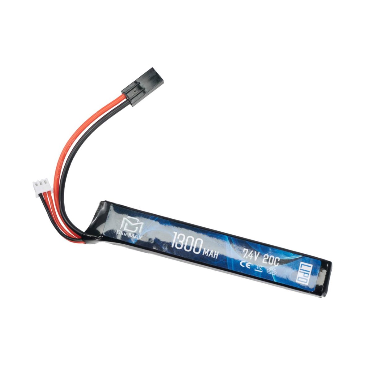Аккумулятор BlueMAX Li-Po 7.4V 1300mah 20C, 128x21x13,5 мм (стик)