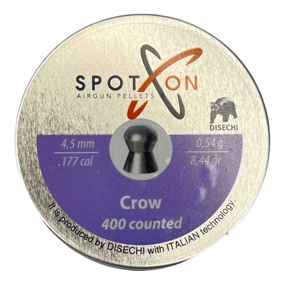 Пули SPOTON Crow 4,5 мм, 0,54 г (400 штук)