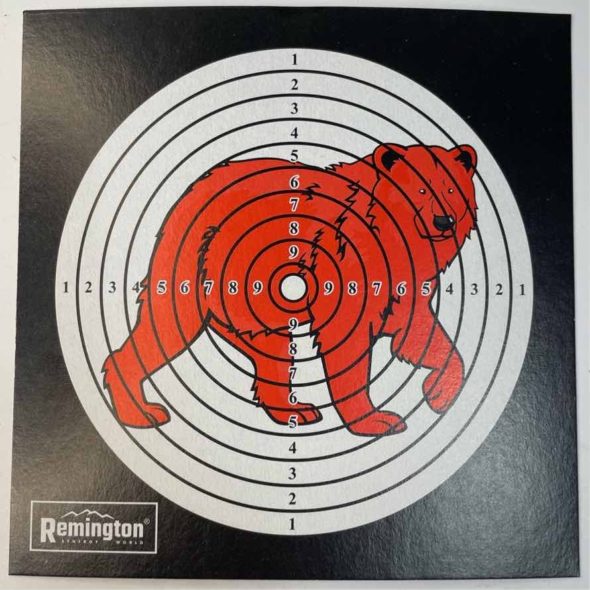 Мишень Remington "Медведь" 14x14 (50 штук в упаковке)
