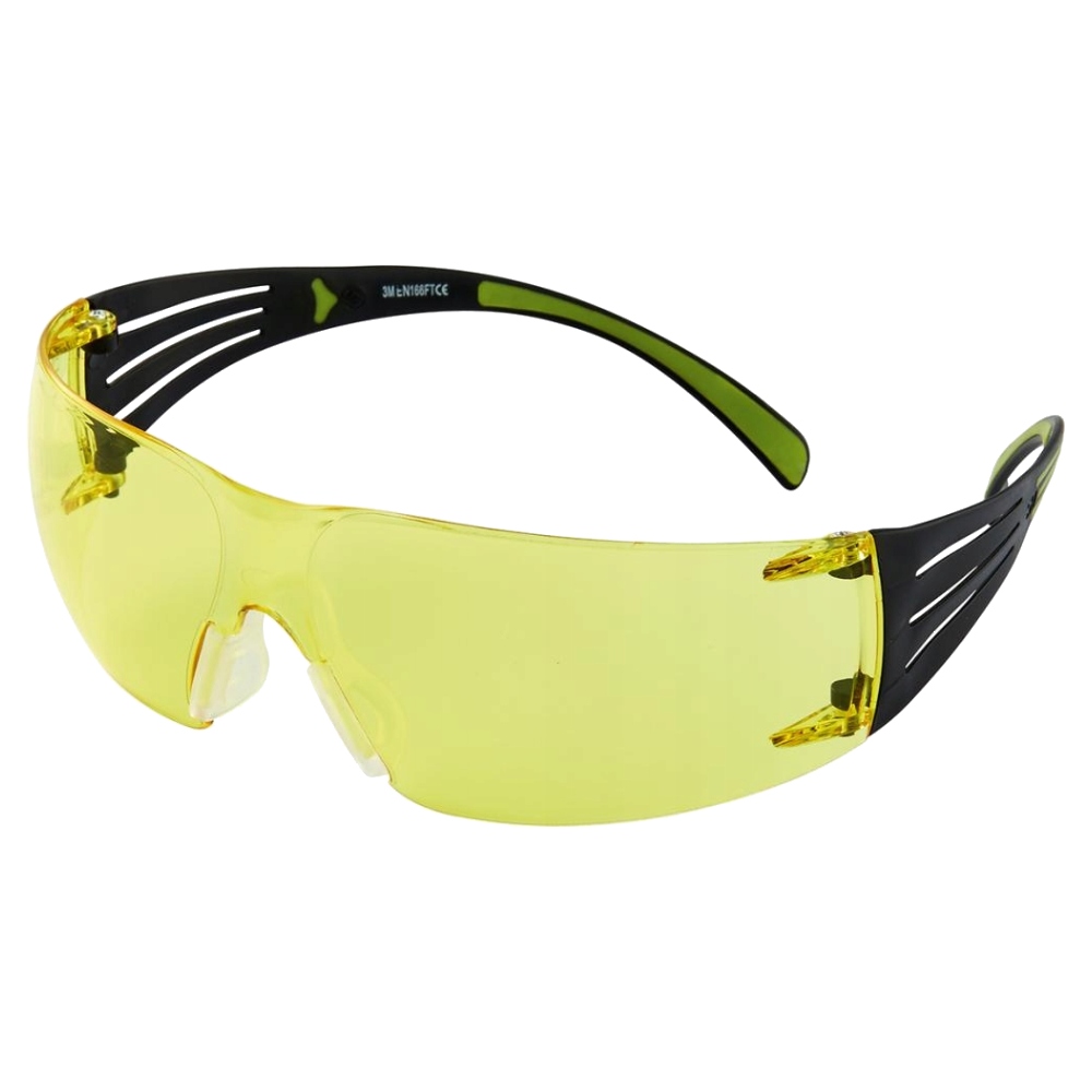 Очки защитный 3M SecureFit SF403AF-EU Amber, желтые, открытые, AS/AF
