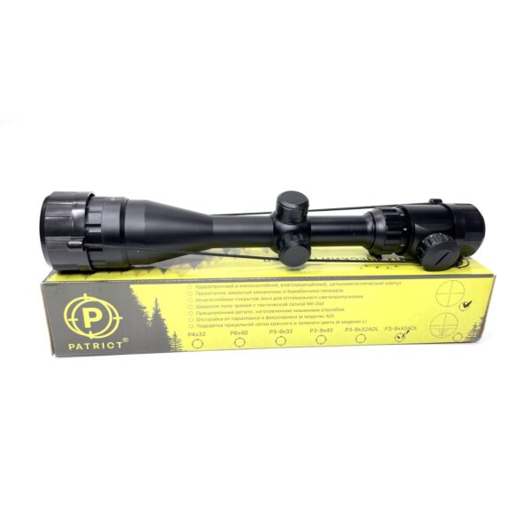 Оптический прицел Patriot P3-9x40 AOL Mil-Dot подсветка (BH-PT394AL)