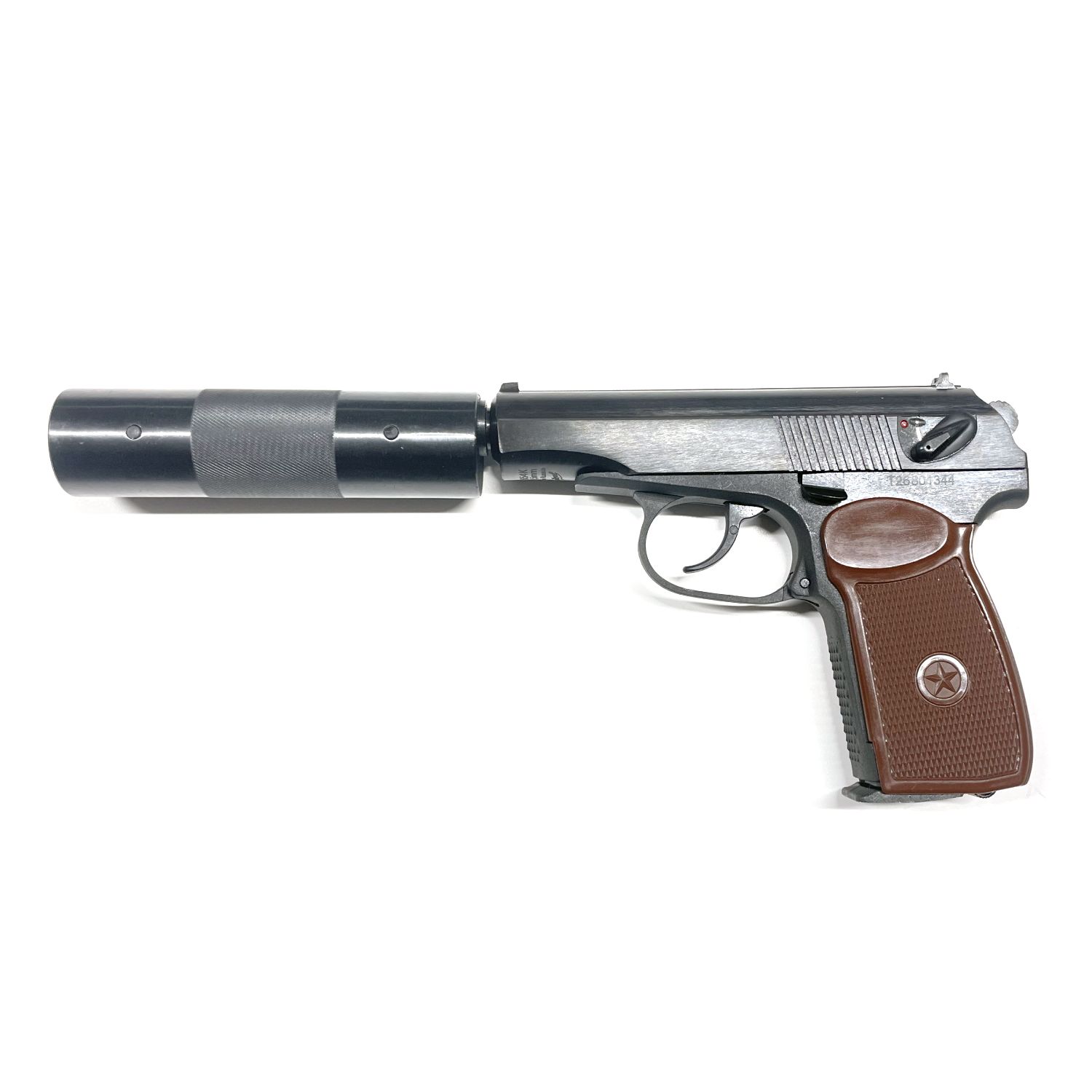 Пневматический пистолет Baikal МР-654К-22 (ПМ с глушителем)