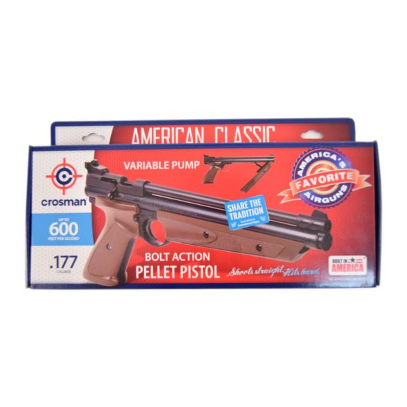 Пневматический пистолет Crosman P1377BR American Classic Brown (1377 C)
