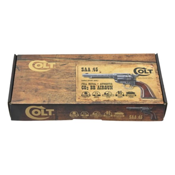 Пневматический револьвер Umarex Colt SAA 45 BB Antique (5,5”)