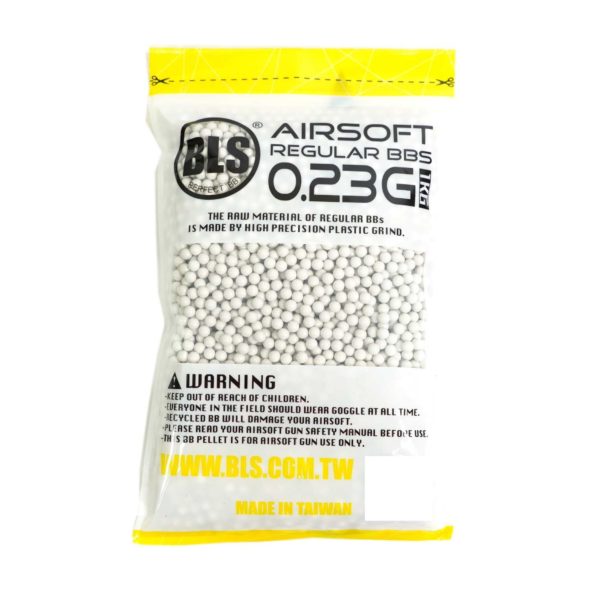 Шары для страйкбола BLS 0.23 г 4300 штук (1 кг белые) 1KG-H23