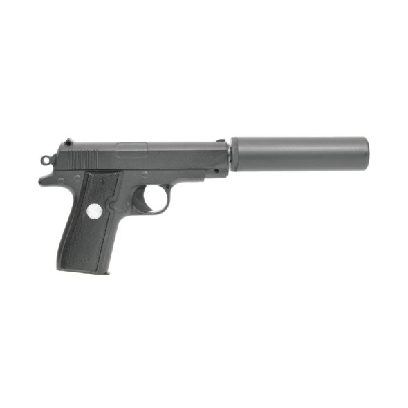 Страйкбольный пистолет Galaxy G.2A (Browning mini) с глушителем