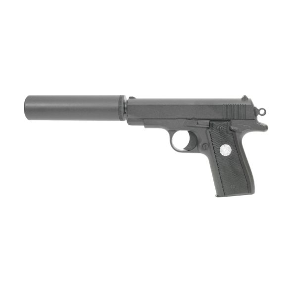 Страйкбольный пистолет Galaxy G.2A (Browning mini) с глушителем