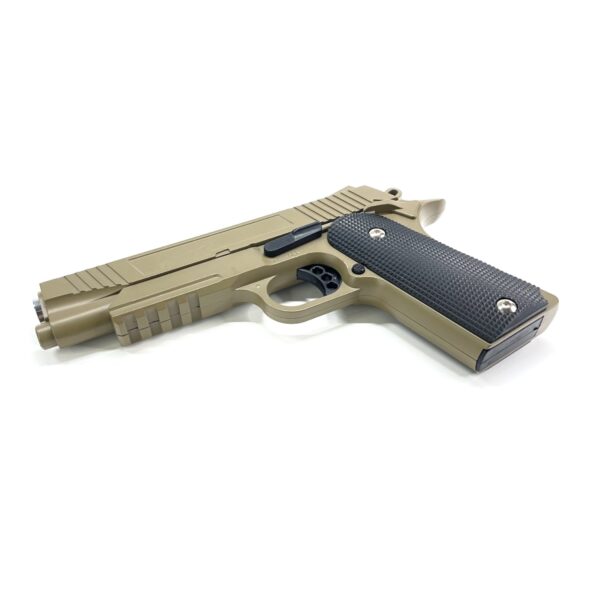 Страйкбольный пистолет Galaxy G.38D (Colt 1911) песочный