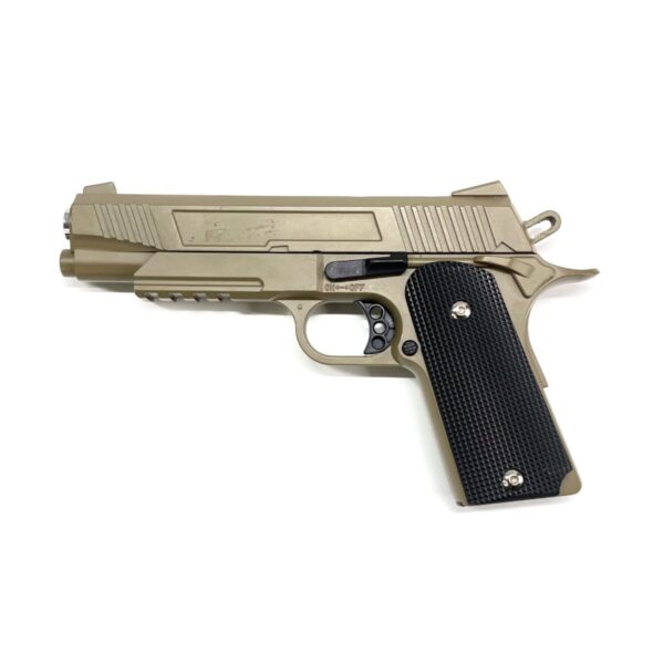 Страйкбольный пистолет Galaxy G.38D (Colt 1911) песочный