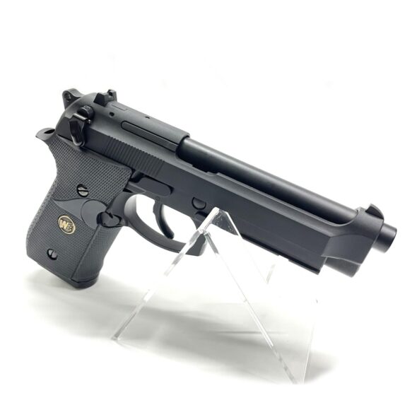 Страйкбольный пистолет WE Beretta M9A1 Rail Black (WE-M008)