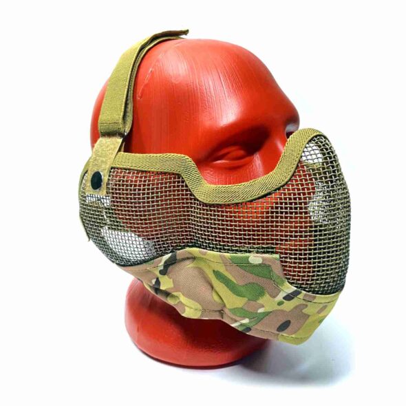 Маска сетчатая на нижнюю часть лица Tactical V2 Multicam (AS-MS0002CP)
