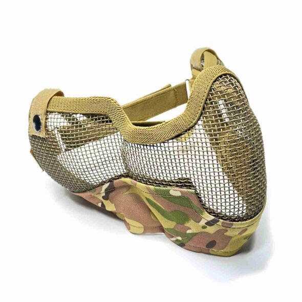 Маска сетчатая на нижнюю часть лица Tactical V2 Multicam (AS-MS0002CP)