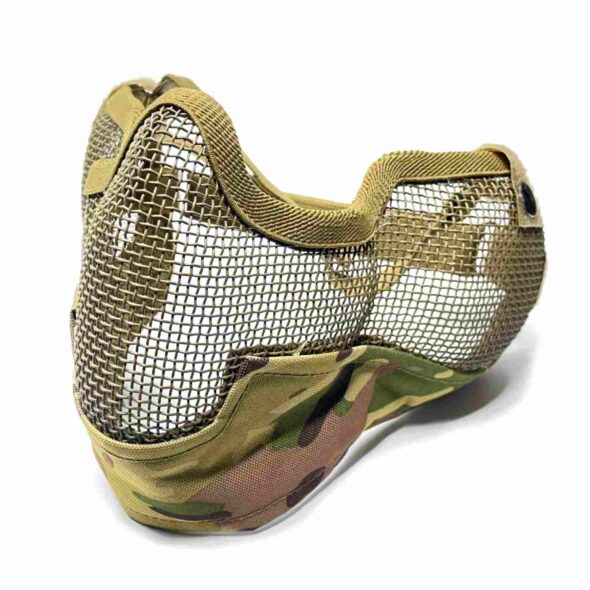 Маска сетчатая на нижнюю часть лица Tactical V2 Multicam (AS-MS0002CP)