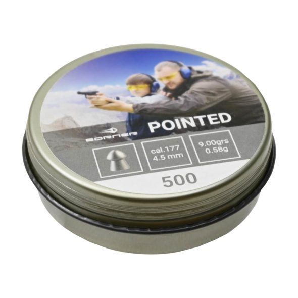 Пули Borner Pointed 4.5 мм 0.58 г (500 штук)