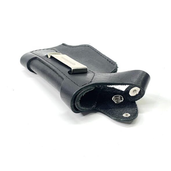 Кобура поясная для Beretta 84 (натуральная кожа) черная с клипсой