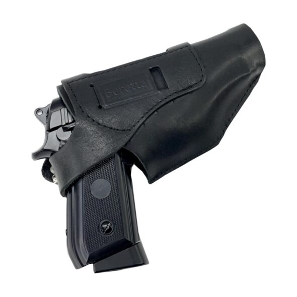 Кобура поясная для Beretta 92 (натуральная кожа) черная