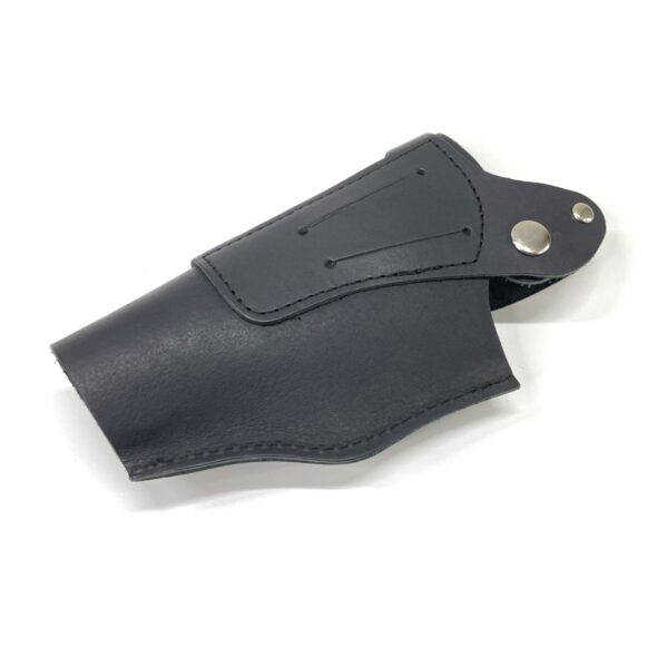 Кобура поясная для Beretta 92 (натуральная кожа) черная с клипсой