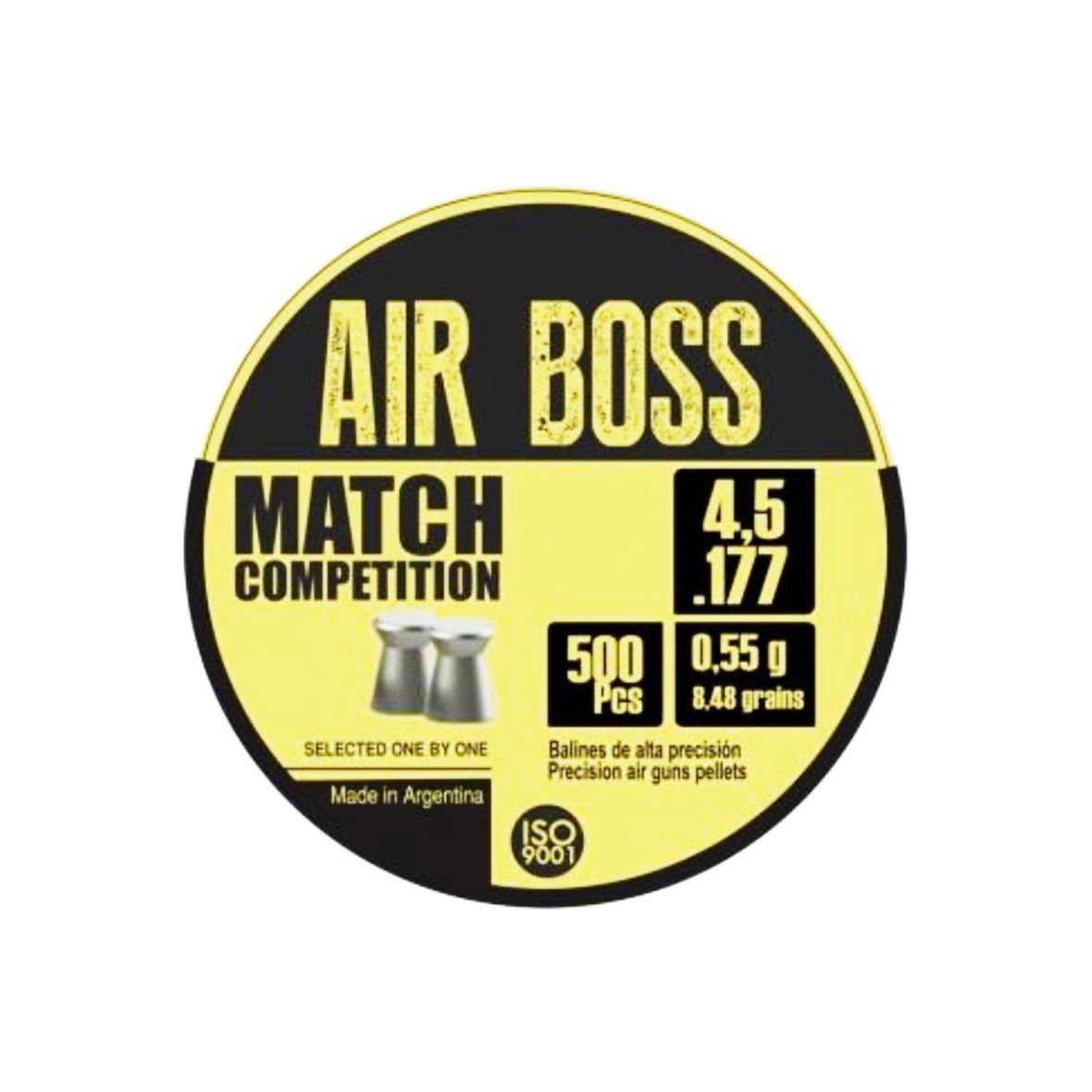 Пули Apolo Air Boss Match 4.5 мм 0.55 г (500 штук)