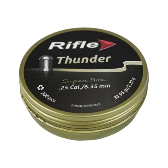 Пули Rifle Field Series Thunder 6.35 мм 2.20 г (200 штук)