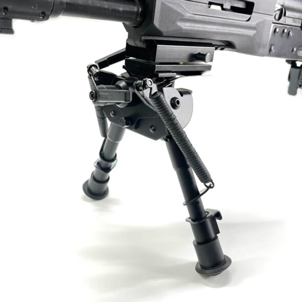Сошки быстросъемные Patriot на Weaver с качающейся базой и подлоком поворот 360° 6”-9” (BH-BP20)