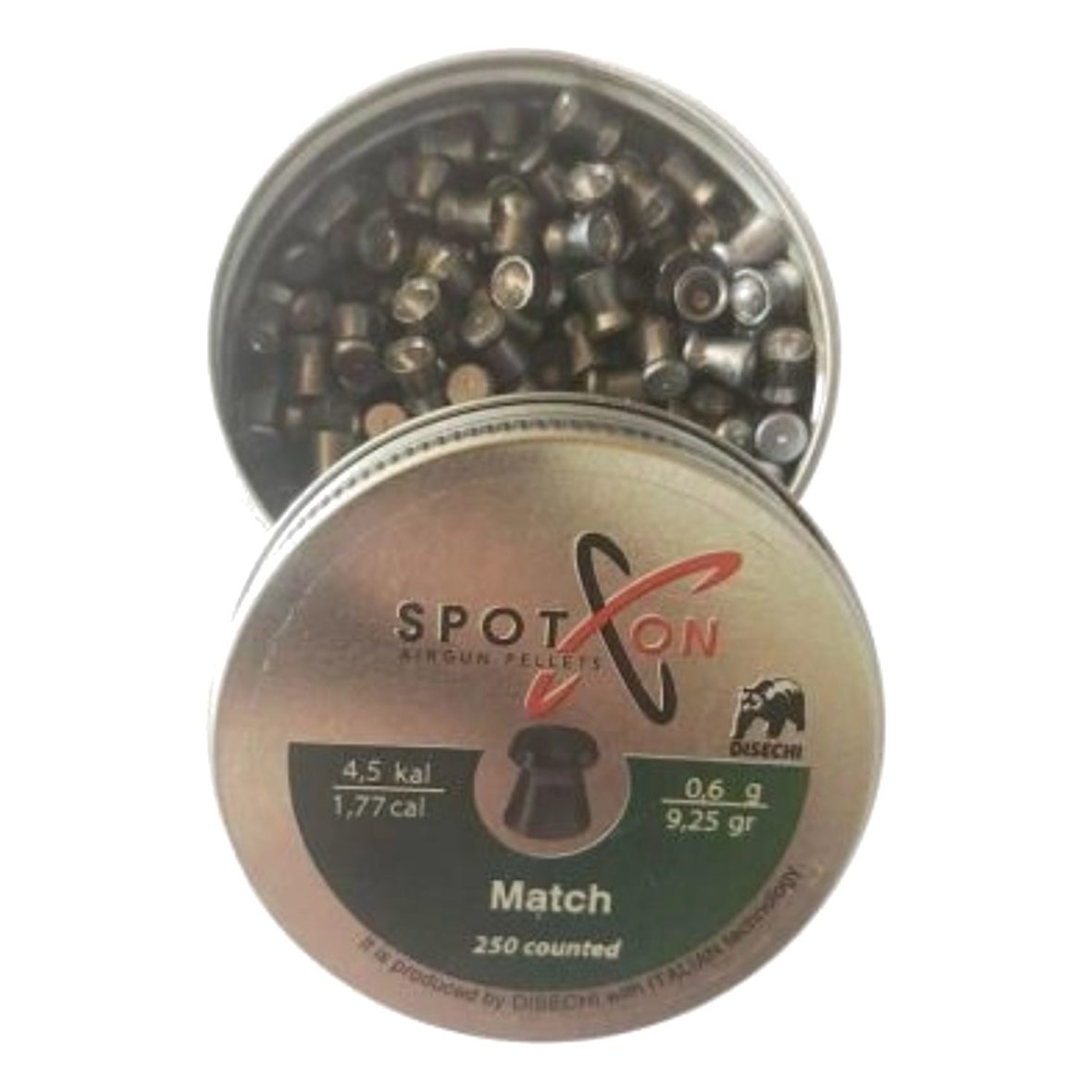 Пули SPOTON Match 4.5 мм 0.60 г (250 штук)