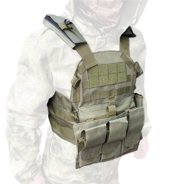 Тактический разгрузочный жилет Patriot BH-SL15B (6094 олива Molle)