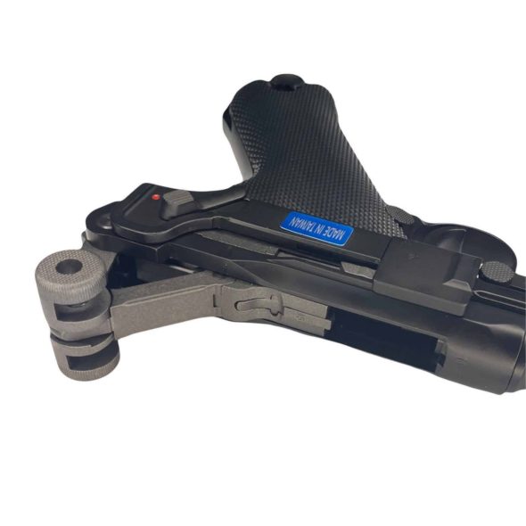 Страйкбольный пистолет WE Luger P08 4 Black (WE-P001)