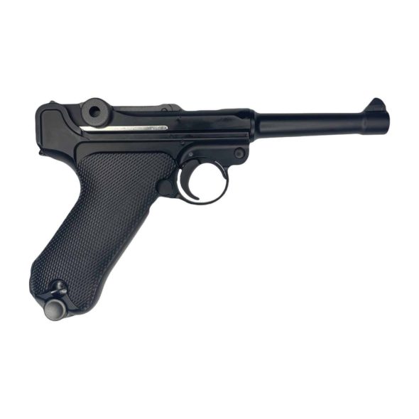 Страйкбольный пистолет WE Luger P08 4 Black (WE-P001)