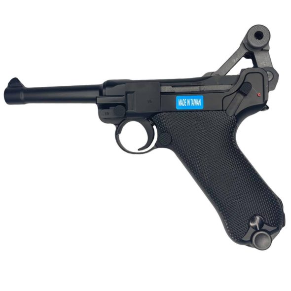 Страйкбольный пистолет WE Luger P08 4 Black (WE-P001)