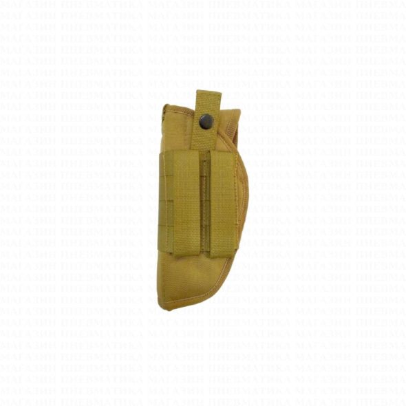 Кобура Tornado Airsoft универсальная с креплением на MOLLE под правую руку (коричневая coyote brown)  ТА_HUR_CB