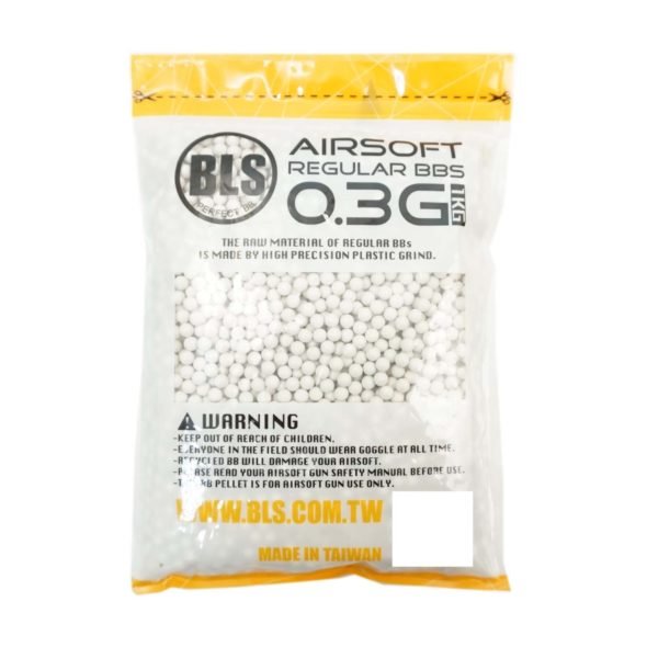Шары для страйкбола BLS 0.30 г 3300 штук (1 кг белые) 1KG-H30