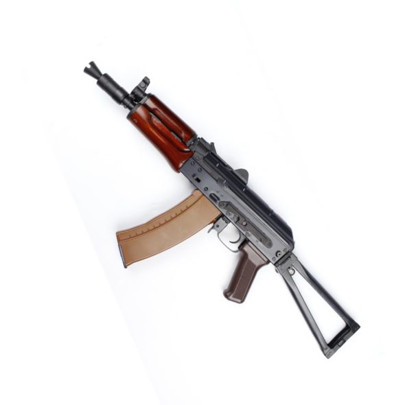Страйкбольный автомат E&L ELAKS74UN (АКС-74У) сталь дерево (EL-A104S)