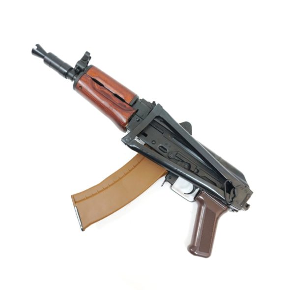 Страйкбольный автомат E&L ELAKS74UN (АКС-74У) сталь дерево (EL-A104S)