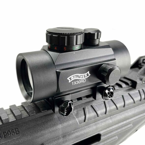 Коллиматорный прицел Walther 1x30 RD на Weaver (BH-KWL03)