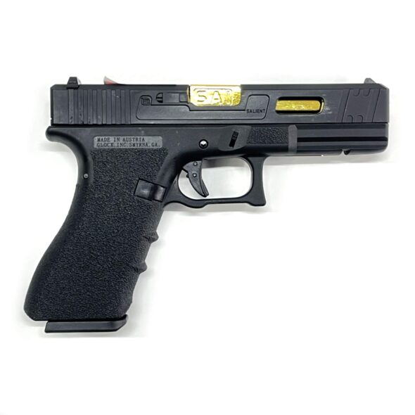Страйкбольный пистолет East Crane Glock G17 Salient Arms Gold Plated Barrel Gas (EC-1105)