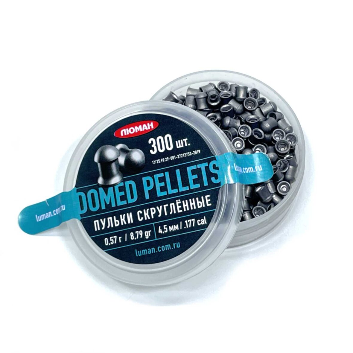 puli-lyuman-domed-pellets-4.5-mm-0.57-g-300-shtuk-1