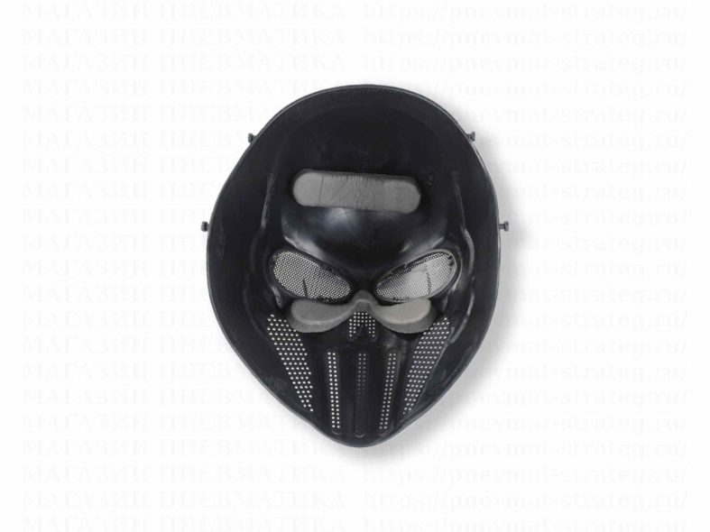 Маска защитная с сетчатыми очками PUNISHER  Silver Gray (AS-MS0059SG)