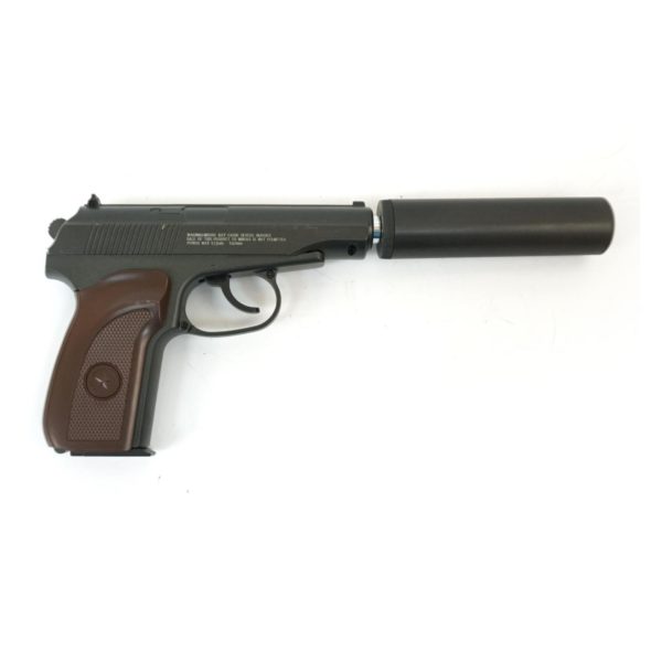 Страйкбольный пистолет Stalker SAPS Spring ПМ с глушителем (SA-33071PS)