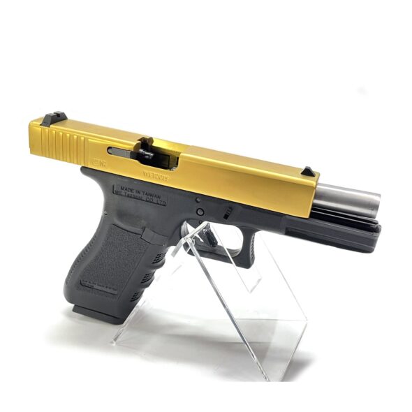 Страйкбольный пистолет WE Glock-17 Gen.3 Titanium Gold (WE-G001A-TG)
