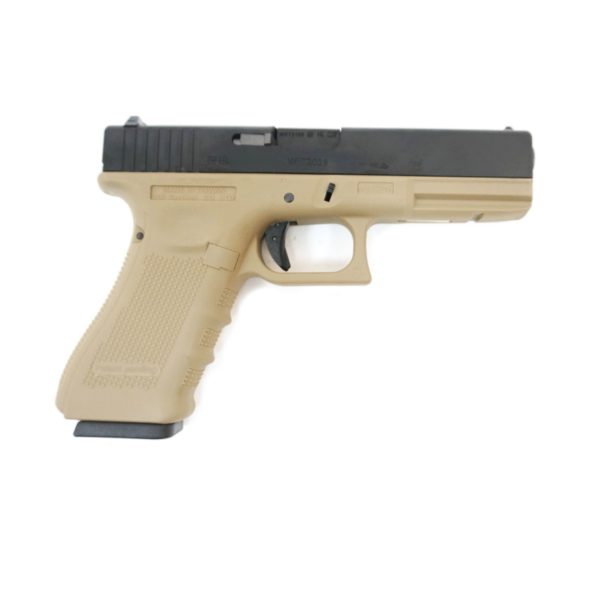 Страйкбольный пистолет WE Glock-18 Gen.4 Tan автомат blowback (WE-G002B-TN)