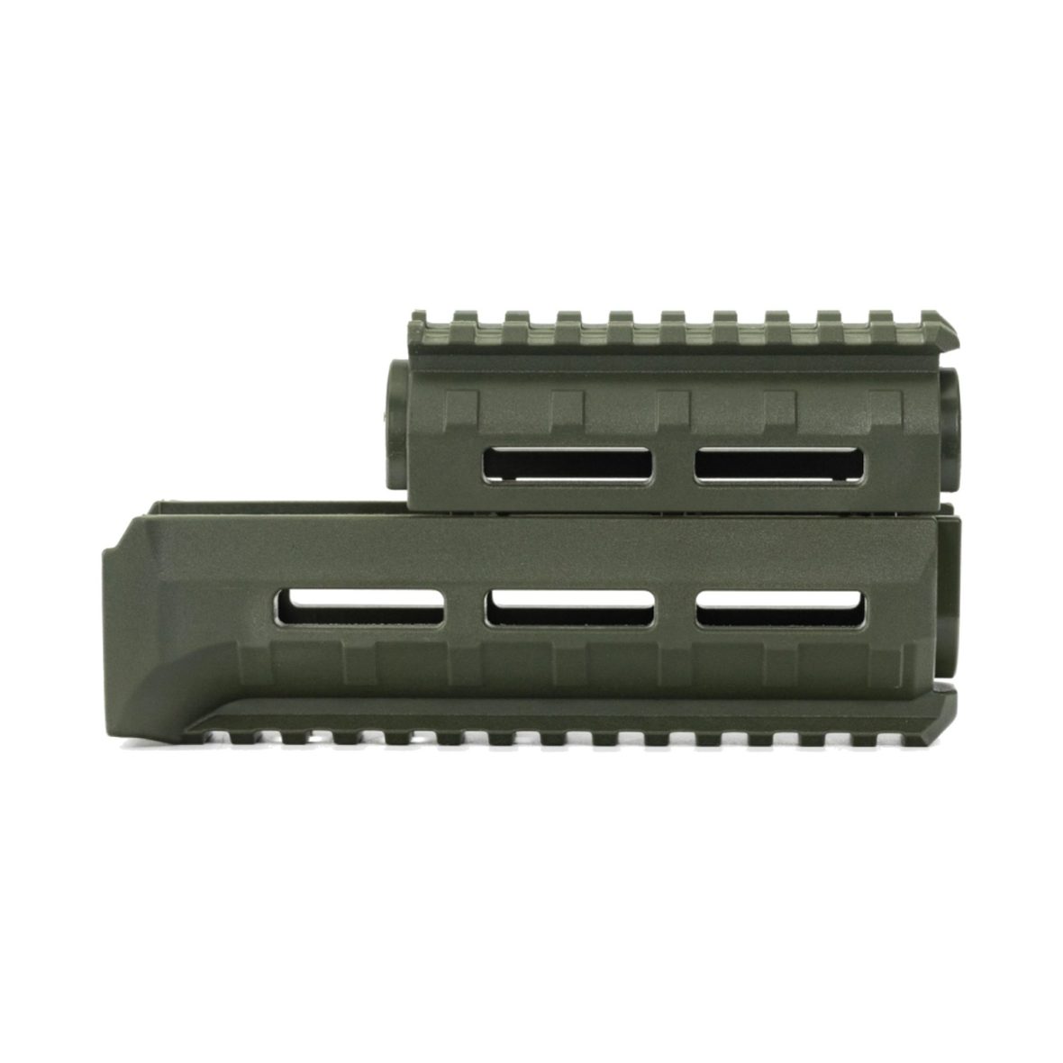 Цевье АК с планками Пикатинни и слотами M-LOK зеленый (KEY-200)