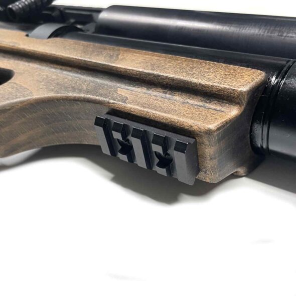 Пневматическая винтовка Krugergun Снайпер Буллпап 6.35 мм (300 мм. передний взвод. дерево. с редуктором)