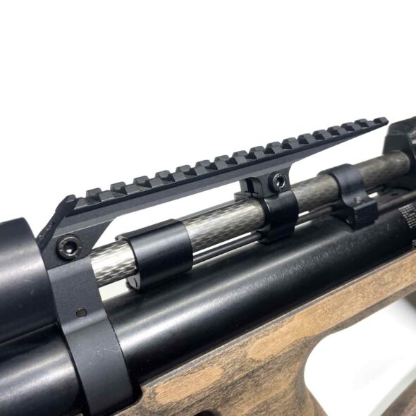 Пневматическая винтовка Krugergun Снайпер Буллпап 6.35 мм (300 мм. передний взвод. дерево. с редуктором)