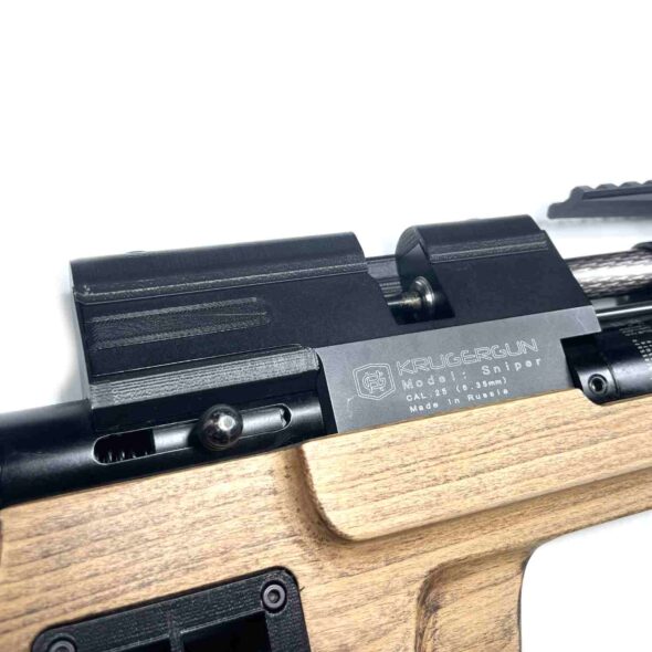 Пневматическая винтовка Krugergun Снайпер Буллпап 6.35 мм (300 мм. передний взвод. прямоток. дерево)
