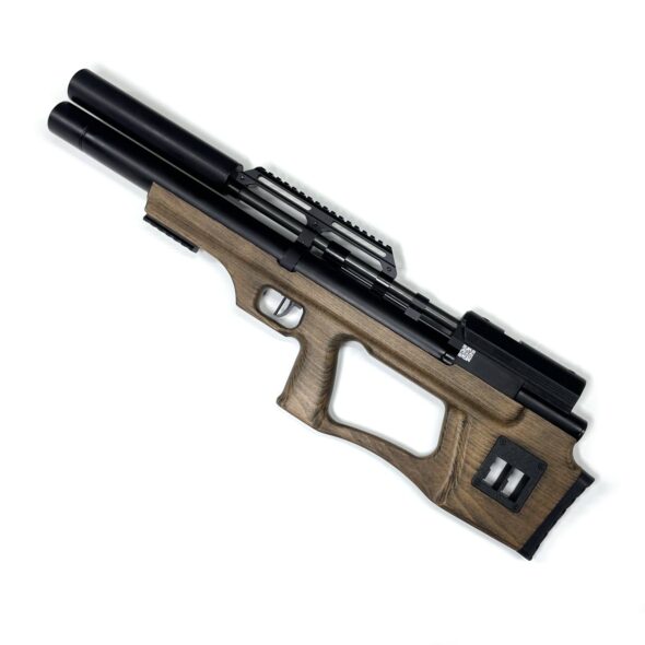 Пневматическая винтовка Krugergun Снайпер Буллпап 6.35 мм (420 мм. резервуар 510. передний взвод. прямоток. дерево)