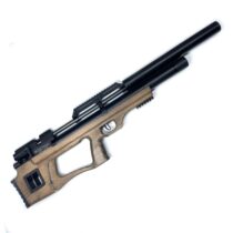 Пневматическая винтовка Krugergun Снайпер Буллпап 6.35 мм (580 мм. резервуар 510. прямоток. дерево)