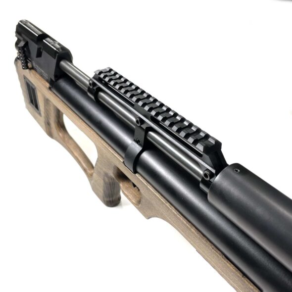 Пневматическая винтовка Krugergun Снайпер Буллпап 6.35 мм (580 мм. резервуар 510. прямоток. дерево)