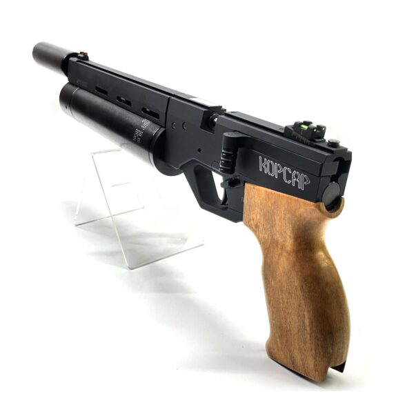 Пневматический пистолет Krugergun Корсар 5.5 мм (240 мм, d42, с манометром, дерево)